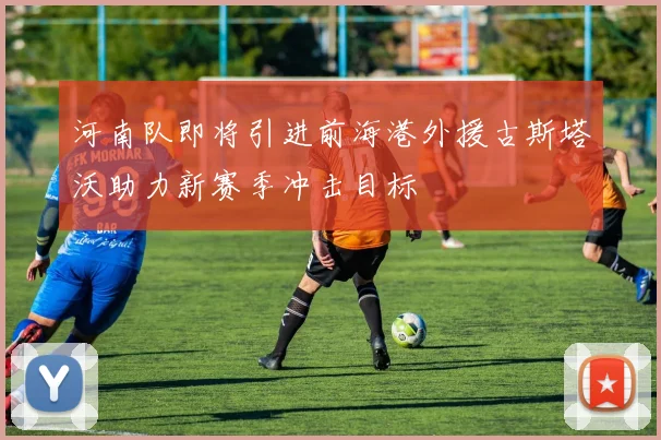 河南队即将引进前海港外援古斯塔沃助力新赛季冲击目标