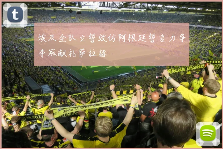 埃及全队立誓效仿阿根廷誓言力争夺冠献礼萨拉赫